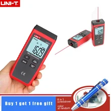 UNI-T ut373 mini tacômetro da luz de fundo do laser digital não-contato tacômetro faixa de medição 10-99999 rpm tacômetro odômetro km/h