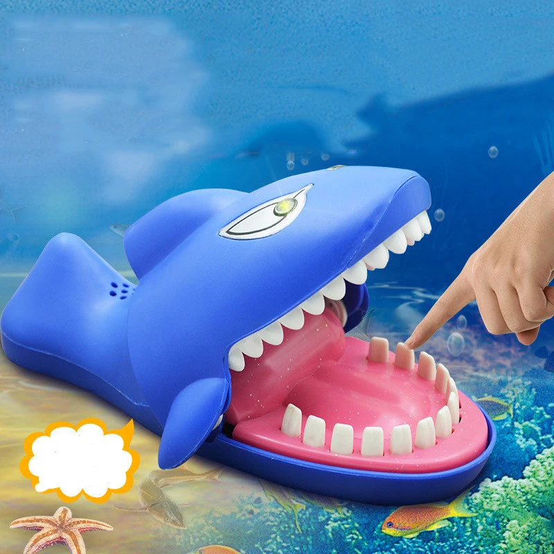 Practical Jokes toy Large Bite Finger Mouth Game Funny Play Novetly