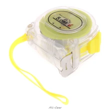 5 м 10 м Выдвижная рулетка прозрачная Метрическая стальная сантиметровая лента, измерительная линейка