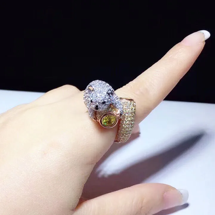 Qi Xuan_Fashion Jewelry_Cute коала медведь Rings_S925 Твердые серебряные модные милые коала медведь rings_напрямую от производителя