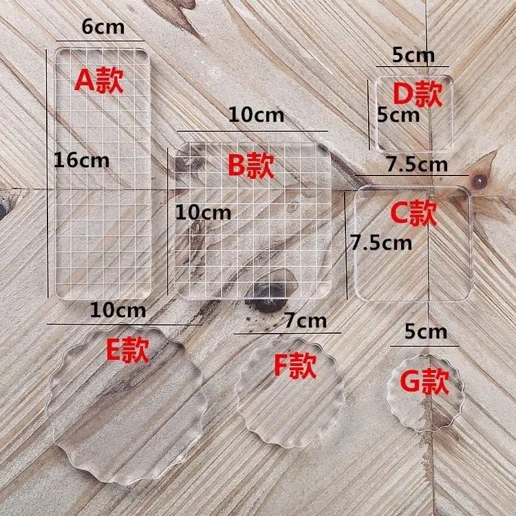 Новые резиновые штампы для изготовления открыток, прозрачные штампы для скрапбукинга Envio Gratis, прозрачные акриловые листы, штемпельная подушечка D007