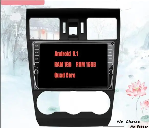 Восьмиядерный android 9,1 автомобильный dvd мультимедийный плеер для Subaru Forester XV WRX 2012- радио gps 4G+ 64G Carplay 4G LTE кассета - Цвет: 8.1 1G-16G 4
