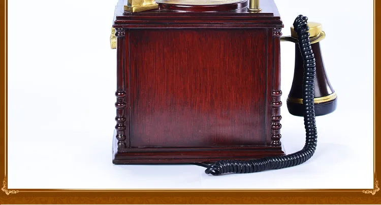 Большой рожок граммофон старинный Античный Телефон проводной стационарный телефон абонент персональный ретро телефон