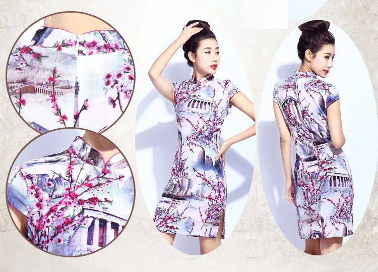 Women 5XL 4XL Shanghai Tang Qipao Cheongsam Evening Party  (112)