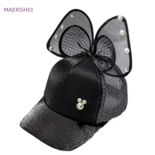 MAERSHEI новая детская бейсбольная кепка жемчужная сетка Кепка Casquette девушки бейсболка с колпаком