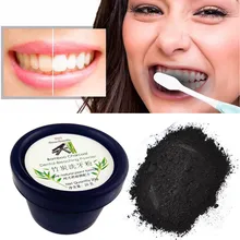 Активированный уголь зубной порошок натуральный органический активированный уголь порошок Отбеливание зубов всего белого ухода за зубами Прямая