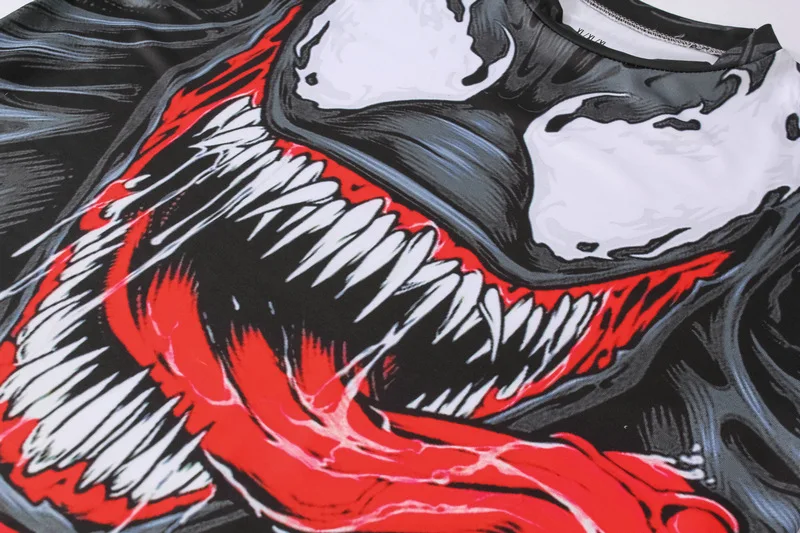 Мужской спортивный костюм с 3D принтом Venom Marvel футболка оригинальностью комиксов