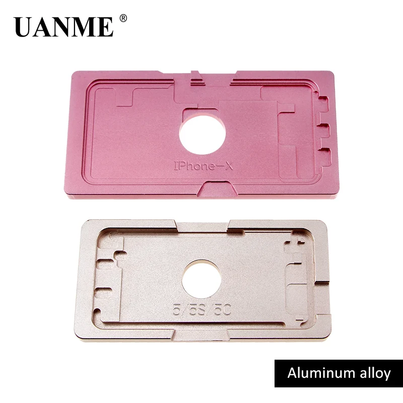 UANME формы для сжатия Рамка для iPhone 5 5S 5C 6 6s 6 Plus 6s плюс 7 7 Plus 8 8 P X Repair Tool Kit
