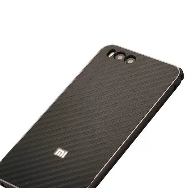 Роскошные Гибридный чехол для xiaomi mi 6 жесткого углеродного волокна Coque металлический бампер+ PC защитный чехол для xiaomi mi6 телефон оболочки