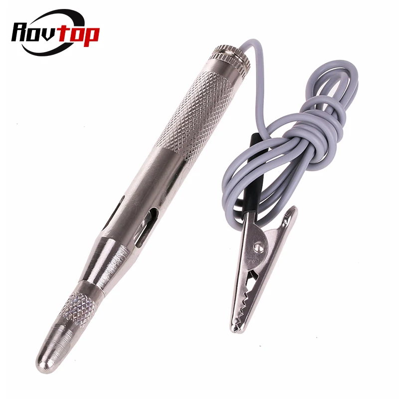 

Rovtop DC 6V 12V 24V Probe Lamp Light Test Auto Car Motorcycle Circuit Tester Lamp Voltage Test Pen Detector Copper Tools