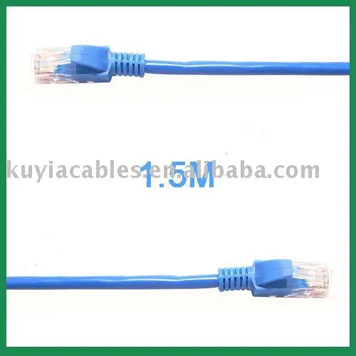 KUYIA+ Прямая с завода+ номер отслеживания+ 20 шт./лот 1,5 м CAT5e ethernet сетевой UTP патч-кабель