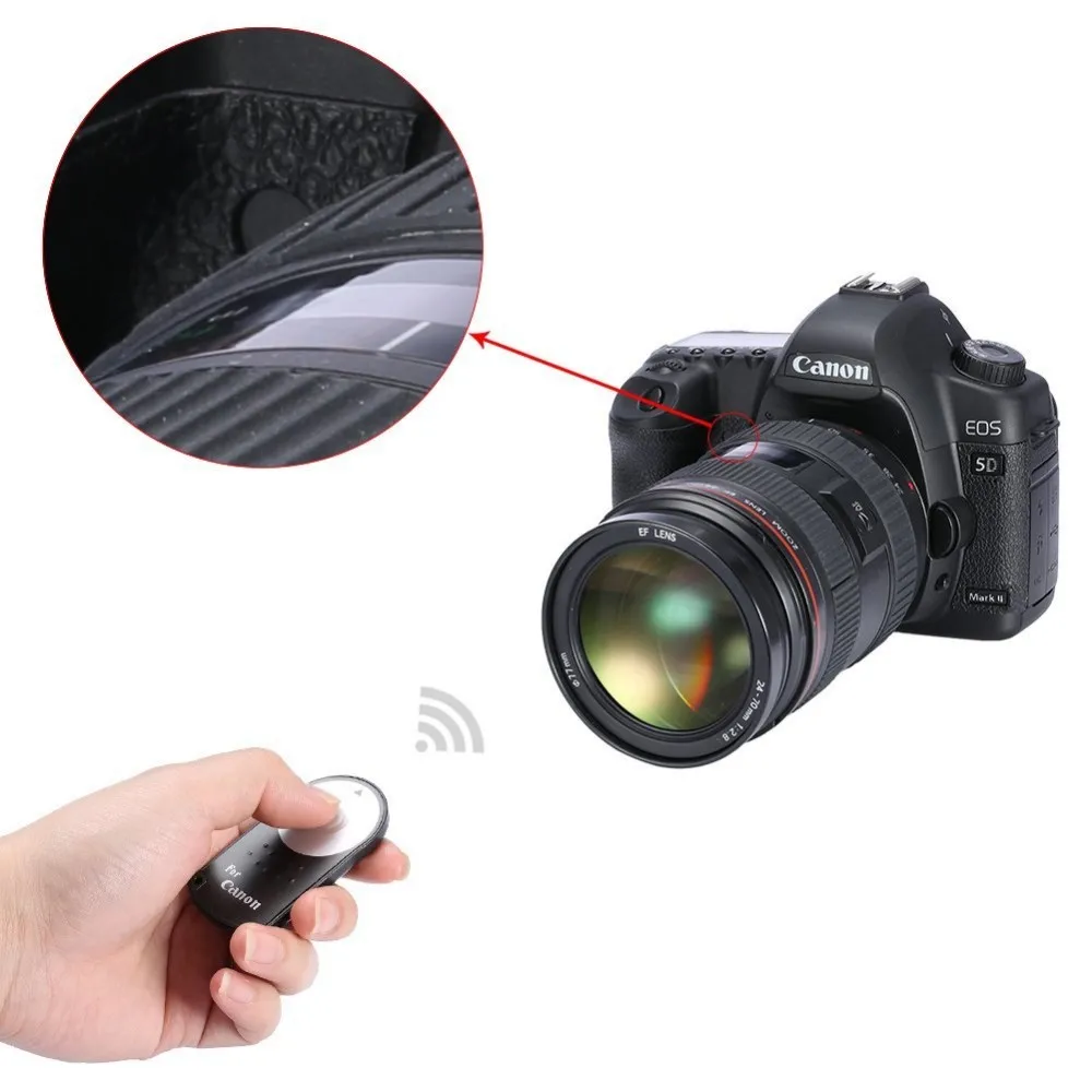 IR Wireless RC-6 Shutter Release Remote Control for Canon EOS 60D 70D 7D Free shipping (5)