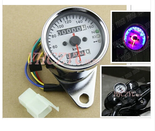 

LED Speedometer Gauge Tachometer For Honda Shadow Spirit Sabre Aero ACE Steed VLX 400 600 1100 DLX VTX1300 1800 Magna