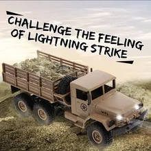 Радиоуправляемый автомобиль, игрушки для детей B-16 1:16 2,4G 2CH 6WD военный грузовик RC внедорожный гусеничный армейский автомобиль электрический автомобиль свет RTR