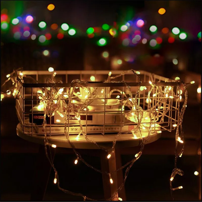 10 M 50 Led guirnalda de cuerda Luz de hadas del árbol de Navidad Luce impermeable Home Garden Party decoración de vacaciones al aire libre 10 M 50 Led guirnalda de cuerda Luz de hadas del árbol de Navidad Luce impermeable Home Garden Party decoración de vacaciones al aire libre