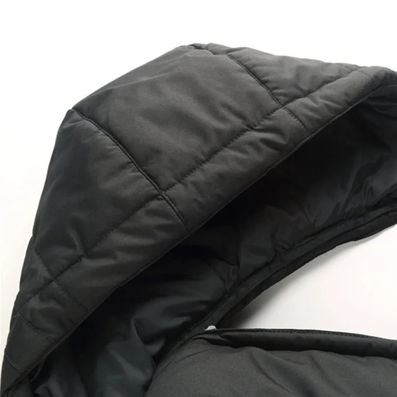 Thick White Duck Down Jacket Man Warm Hooded Zipper Coat Winter Outwear Jacket Top Blouse high quality down coat #2O15#F (13)