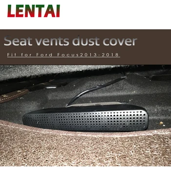 

LENTAI 2pcs Under Seat Air Conditioner Air Outlet Duct Vent Protective Cover Grill For 2012-2017 Ford Focus 3 MK3 Accessories