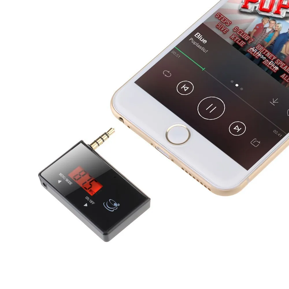 Car FM Transmitter ABS Car Mp3 Radio Converter 3.5 mm Full frequency