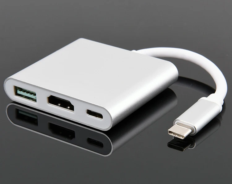 USB C к HDMI 4k концентратор 3 0/HDMI/Type женский многопортовый адаптер зарядного