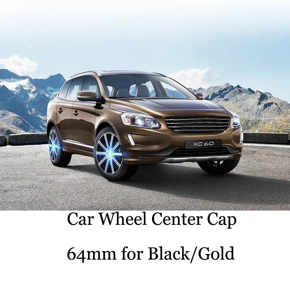 

4pcs 2 Color 64mm Car Wheel Center Cap Hub Cap For XC90 XC60 XC70 V40 V50 V60 V70 V90 S40 S50 S60 Rims Cover Emblem Sticker