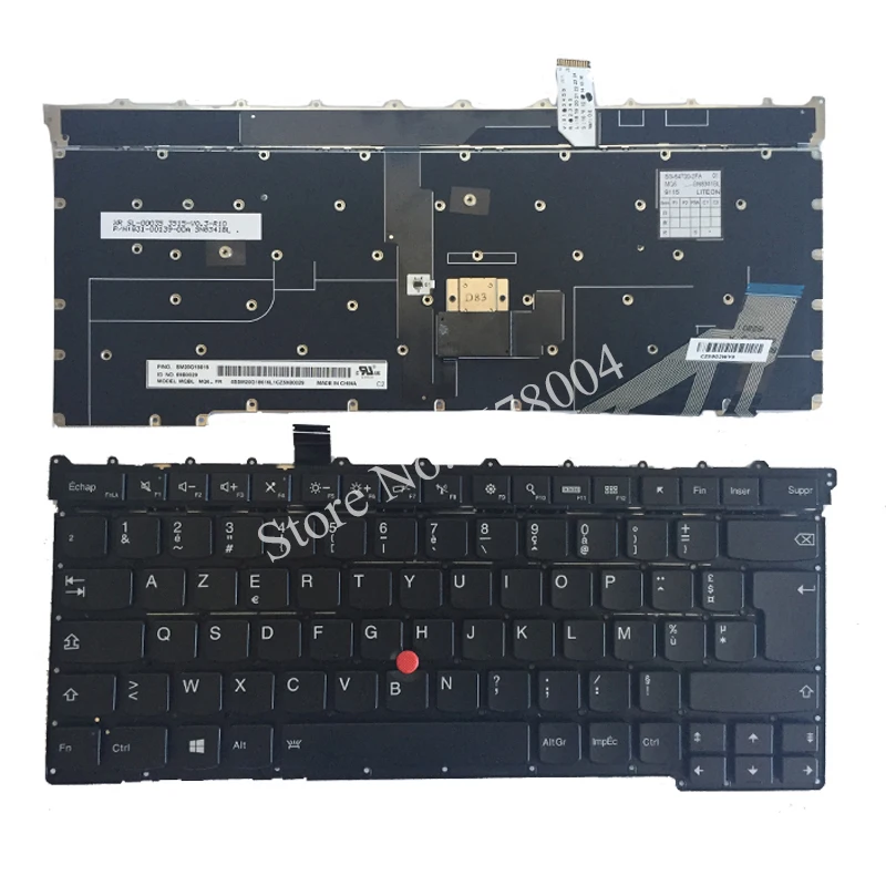 

NEW French keyboard for Lenovo Thinkpad Carbon X1 Gen 3 3rd 2015 Keyboard US MQ6-84 FR Laptop Keyboard