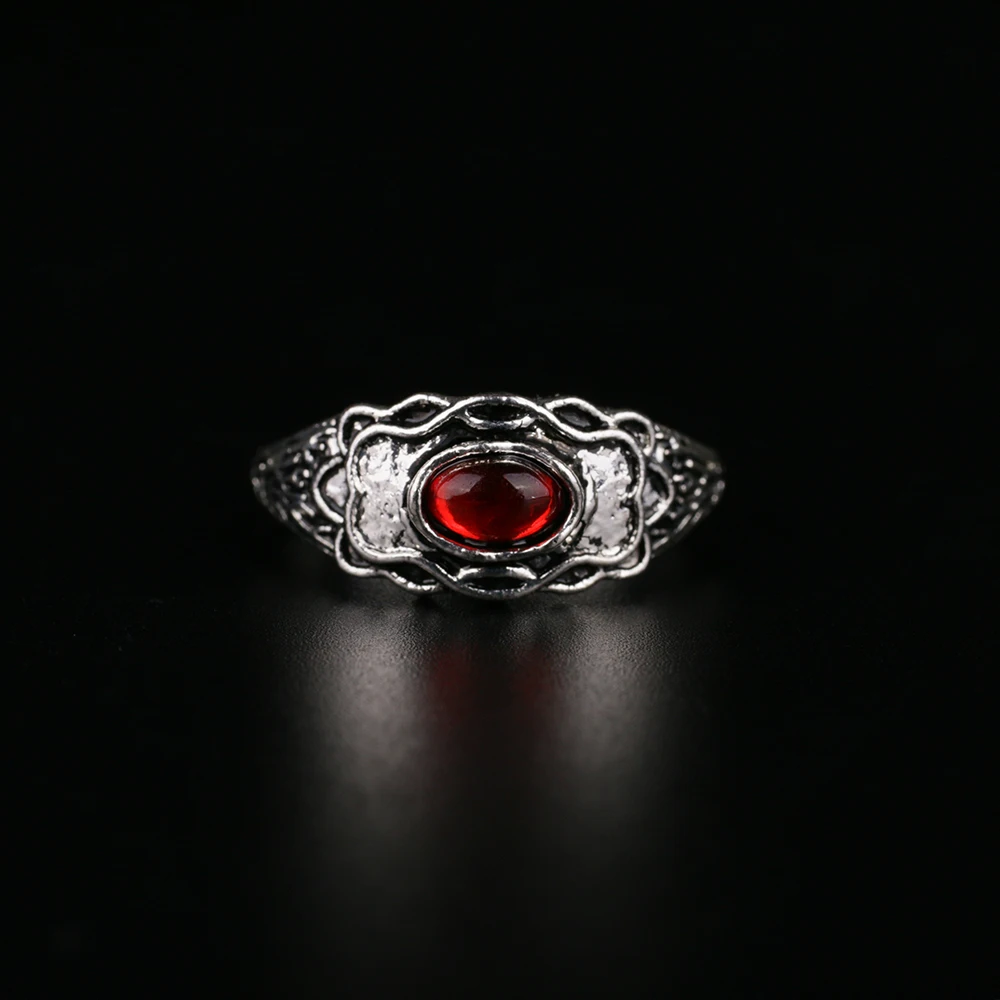 Cosplay Game Dark Soul Ring Life Ring Dark Vintage Ring Fashion Ring Size 9 Unisex Halloween Party Prop (8)