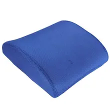 SODIAL(R) подушка из пены с эффектом памяти, поясничная подушка, спинка сиденья для автомобиля, офиса