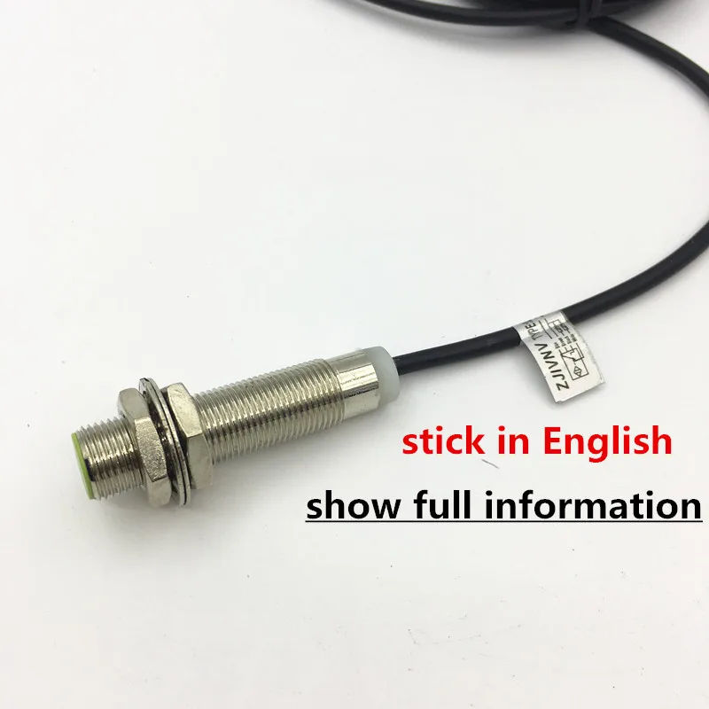 Индуктивный датчик приближения M12 flush NPN NO + NC DC 4 провода нормально открытый и