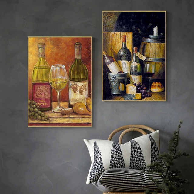 Best Offers NEWBILITY Retro Vintage Wine Paintings Bar Classical Posters Restaurant Canvas Prints Dining room Decor European Cafe Wall Art Best Offers NEWBILITY Retro Vintage Wine Paintings Bar Classical Posters Restaurant Canvas Prints Dining room Decor European Cafe Wall Art