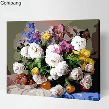 Поделки цифровой живописи украшения для гостиной или спальни ручная роспись декорации картины по номерам