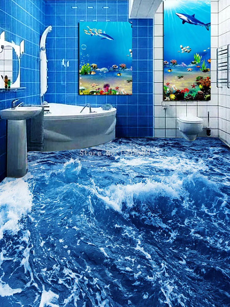 para banheiro, quarto, sala de estar, antiderrapante, à prova d'água, espessado