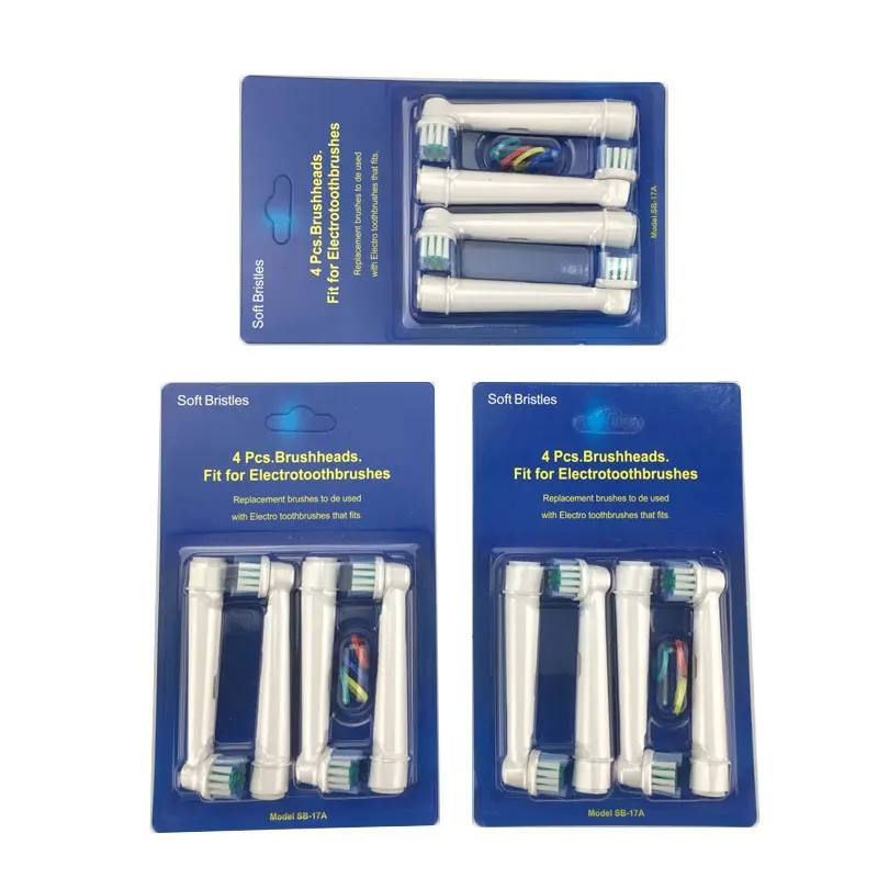 12 шт. (4 шт./компл. 3 компл./лот) для Braun Oral B насадки электрической зубной щетки