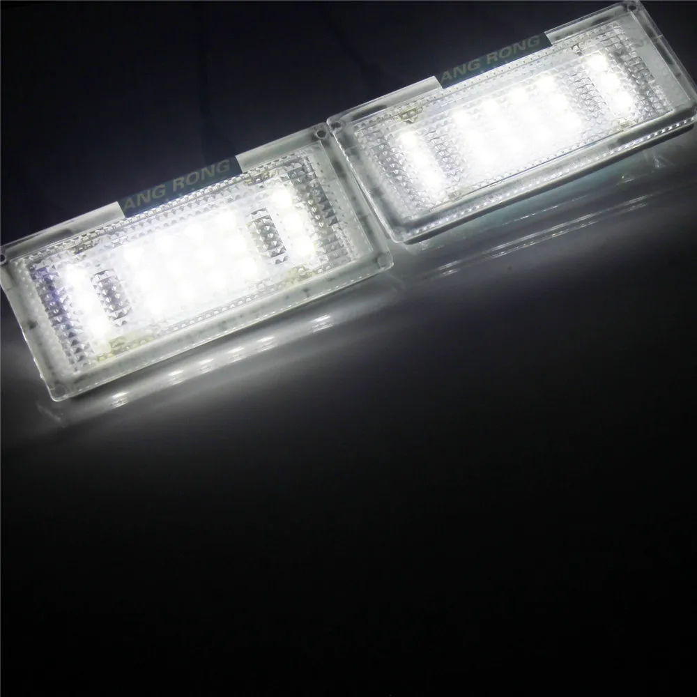 Светодиодный номерной знак ANGRONG 18 SMD для BMW E46 318Ci 320Ci 323Ci 328Ci 318i 320i|Сигнальная лампа| |