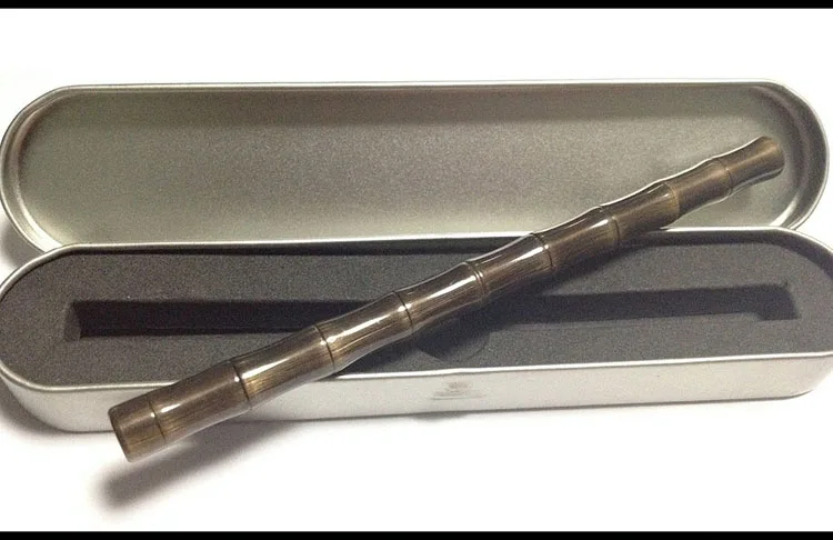 Тактическая ручка из латуни, Бамбуковая форма, ручка для самозащиты, съемная функциональная ручка для записи, Женская наружная портативная