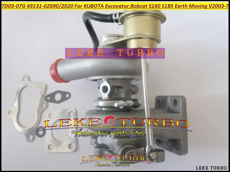 TD03-07G 49131-02090 49131-02020 1J403-17013 Turbo Turbocharger For KUBOTA Excavator For Bobcat S160 S185 Earth Moving V2003-T (3)