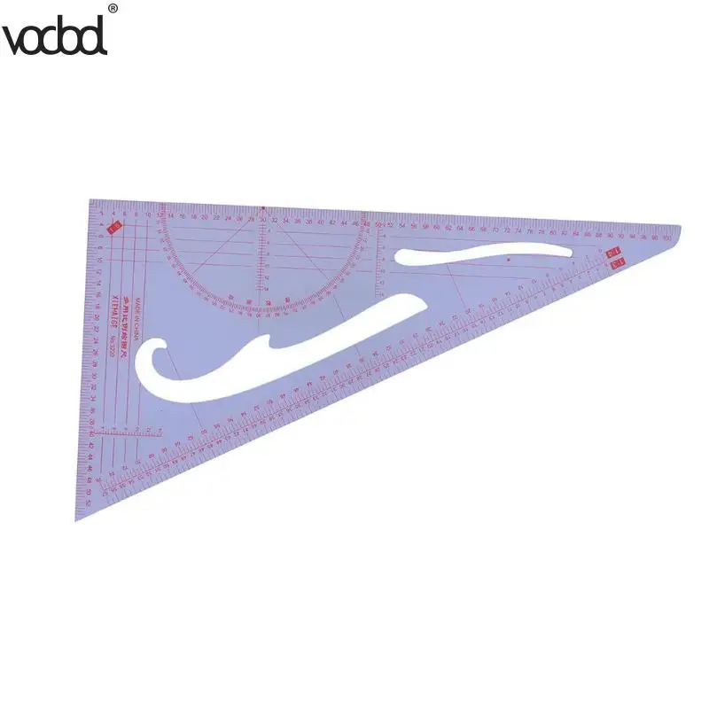 

1:3/1:4/1:5 Clothing Drawing Plate Making Ruler Tailor Sewing Tools Patchwork Craft Triangular Scale Ruler for Measure Clothes