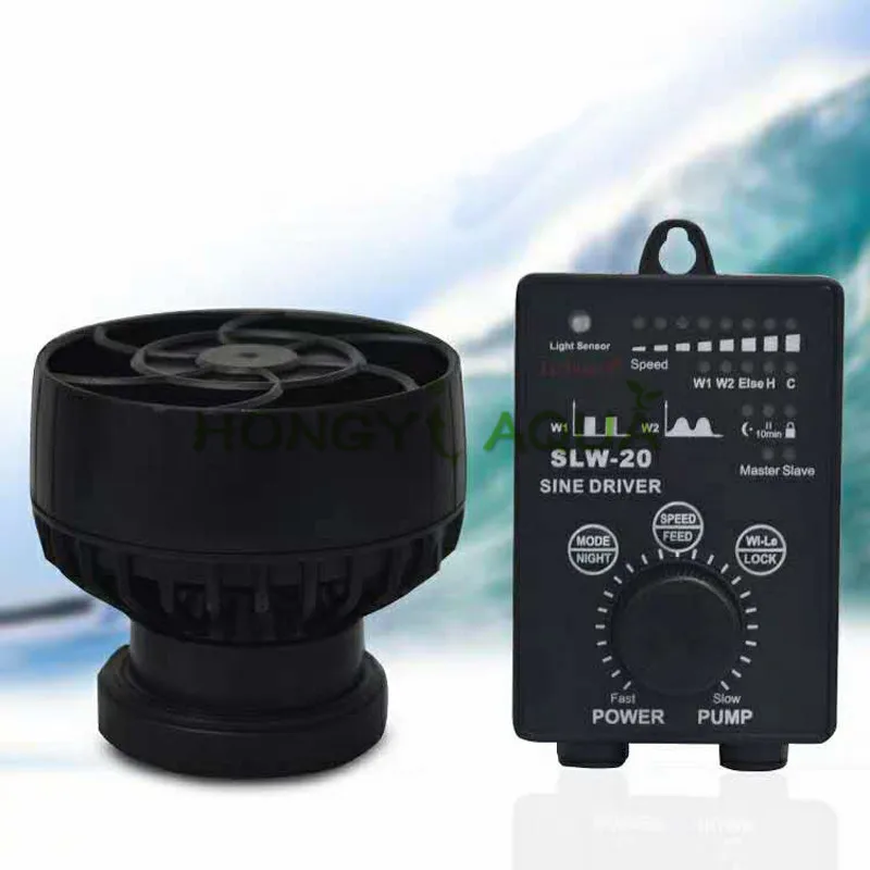 

Jebao SLW-20 SINE WAVE Flow Wavemaker NEW arrival SUPER Quiet Powerful Reef Marine Pump 10000LPH