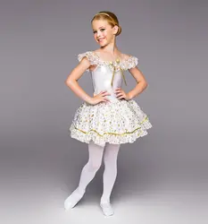 Балетная пачка гимнастика Купальник Новые Детские балетная юбка для танцев производительность Костюмы сценические костюмы женские