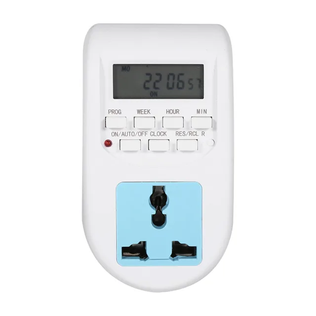 220V 10A Plug in Programmable Timer Socket Electric Timer Switch Timing