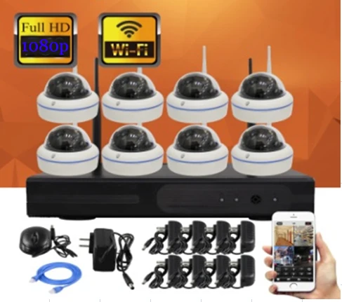 SmartYIBA система видеонаблюдения с 12 дюймовым ЖК-монитором 4CH/8CH комплект видеонаблюдения wifi приложение удаленный NVR Камера видеонаблюдения комплект видеонаблюдения