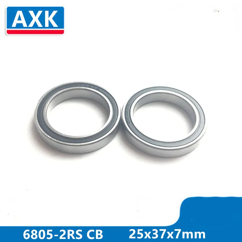 

Axk 1PCS 6805-2rs Hybird Ceramic Ball Bearing 25x37x7mm Bike Bottom Bracket Repair Parts Bearing 6805 61805 6805-2rs Cb Abec-3