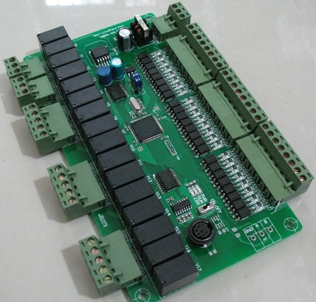 

PLC domestic FX2N FX1N-40MR FX1S multi axis 4 axis servo stepper motor controller