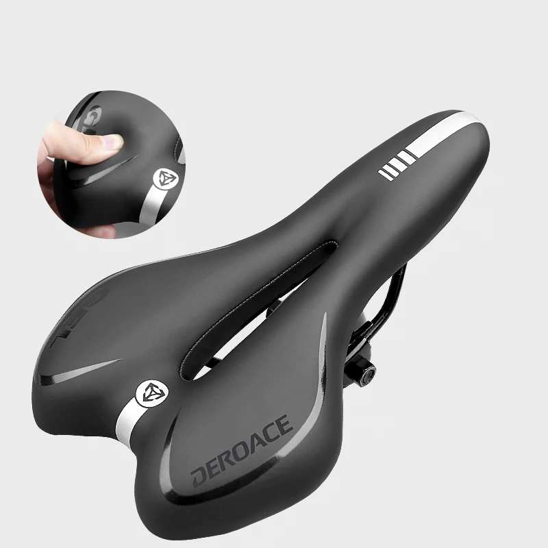 Details about   NEW Bicycle Saddle with Shock Absorbing Hollow Road Mountain Bike 