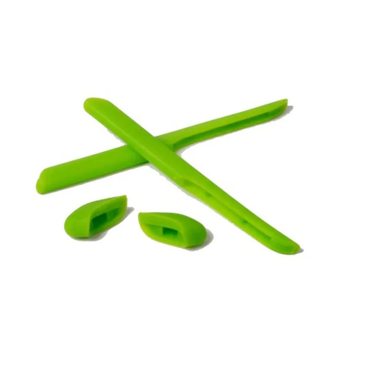 Walleva резиновый комплект ушные вкладыши для солнцезащитных очков Окли быстрая куртка(XL) 8 цветов - Цвет: Зеленый