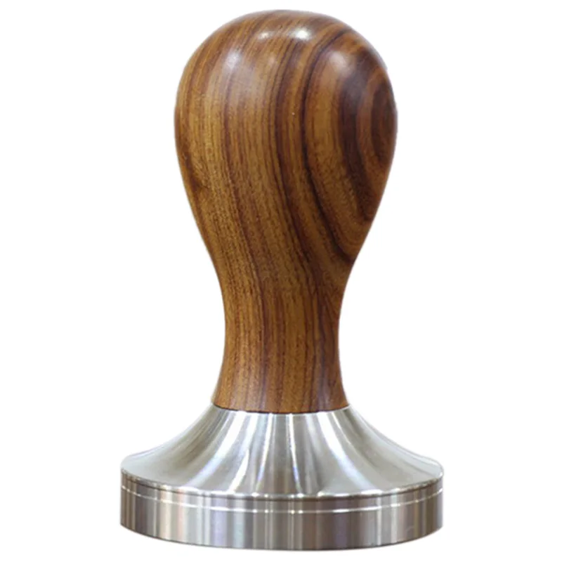 

Coffee Tamper Wood Handle Coffee Powder Hammer 58.35Mm Cafe Accessories