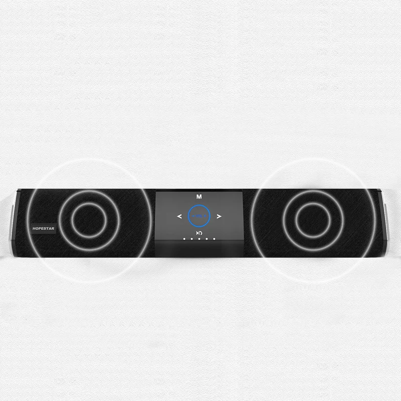20 Вт беспроводной Bluetooth динамик Саундбар колонка двойной сабвуфер домашний