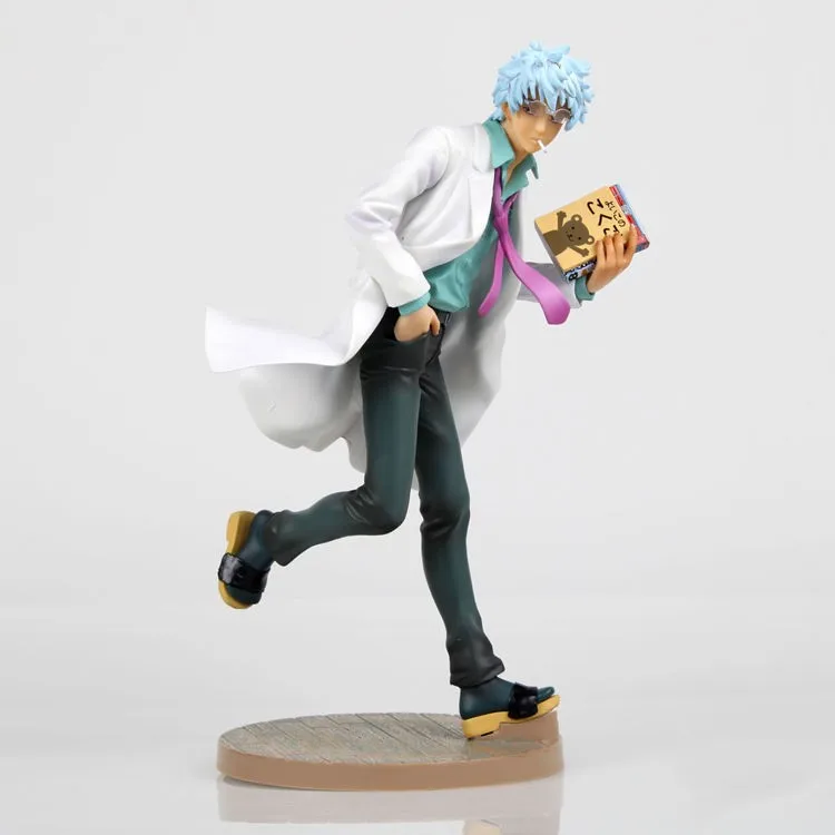 Anime Gintama Sakata Gintoki PVC Action Figure Collectible Model doll toy 22cm