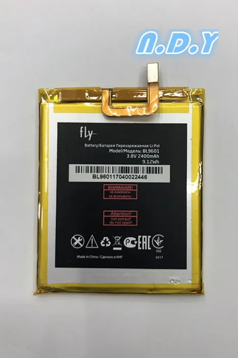 Новый оригинальный 3 8 V 9.12Wh 2400mAh BL9601/BL 9601 Аккумулятор для Fly FS522 Cirrus 14/FS518 13 сотовый