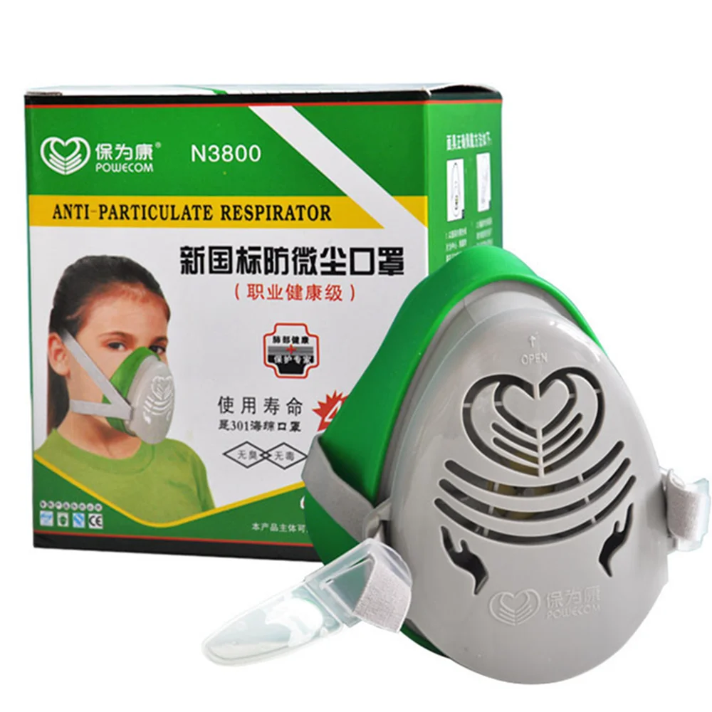 

2pcs Mask Anti-industrial Dust Efficient Protective Mask Anti-particulate Matter Haze Pm2.5 Labor Insurance Industry Mask
