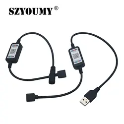 SZYOUMY горячий мини-беспроводной светодиодный rgb регулятор линейного светильника 5-24 В умный телефон управление USB кабель Bluetooth 4,0 домашний